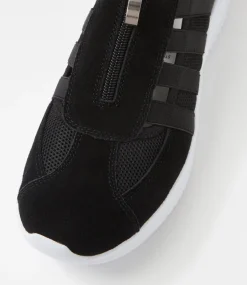 Women I LOVE BILLY Sneakers-Ratcliffy Black Suede Mesh Sneakers