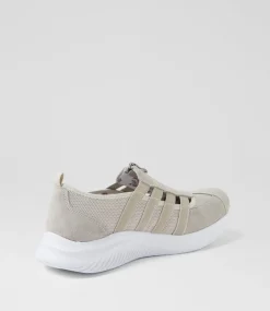 Women I LOVE BILLY Sneakers-Ratcliffy Light Grey Suede Mesh Sneakers