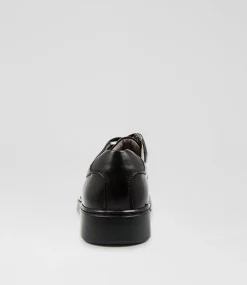 COLORADO Junior School Shoes-REACT JNR E HALF BLACK