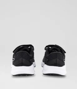 PUMA Junior School Shoes|Sport School Shoes-Reflect Lite Junior Black White Mesh Sneakers