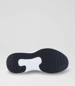 PUMA Sport School Shoes-Reflect Lite Junior Black White Mesh Fabric Sneakers