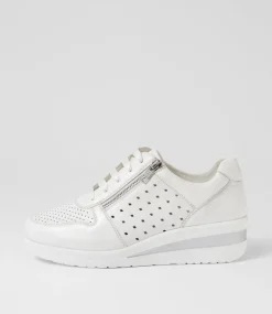 Women SUPERSOFT Comfort|Sneakers-Resepct White Leather Sneakers