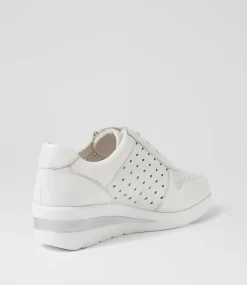 Women SUPERSOFT Comfort|Sneakers-Resepct White Leather Sneakers
