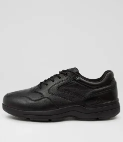COLORADO Casuals-Reset Lace M Black Leather Lace Up Flats