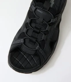 SKECHERS Casuals|Sandals-Revolted Black Sandals