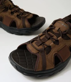 SKECHERS Casuals|Sandals-Revolted Dark Brown Sandals