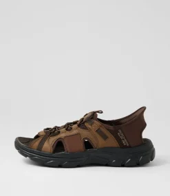 SKECHERS Casuals|Sandals-Revolted Dark Brown Sandals