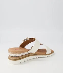 Women I LOVE BILLY Wedges|Heels-Riccardu White Multi Sandals