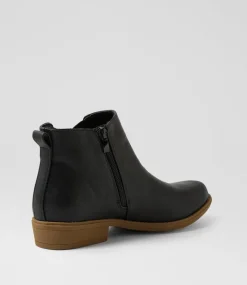 Women I LOVE BILLY Boots-Ricola Black Ankle Boots