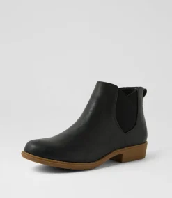 Women I LOVE BILLY Boots-Ricola Black Ankle Boots