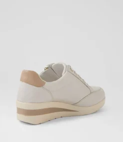Women SUPERSOFT Comfort|Sneakers-Riki Off White Leather Sneakers