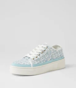 Women I LOVE BILLY Sneakers-Ringa Pale Blue Tweed Sneakers