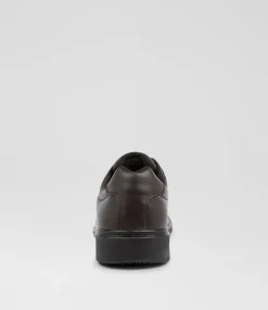 COLORADO Senior School Shoes-Roar Senior E Brown Leather Lace Up Shoes