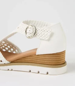 Women I LOVE BILLY Heels|Sandals-Roomer White Sandals