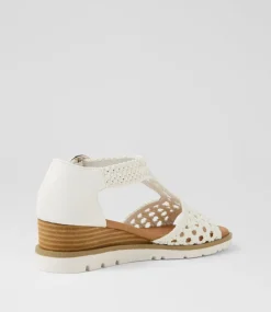Women I LOVE BILLY Heels|Sandals-Roomer White Sandals