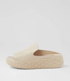 Women TOP END Sandals-Rosabel Milk Leather Sandals