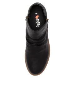 Women I LOVE BILLY Boots-Rosie Black Ankle Boots