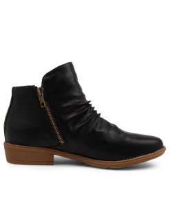 Women I LOVE BILLY Boots-Rosie Black Ankle Boots