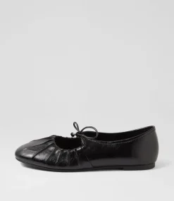 Women I LOVE BILLY Flats-Rotellie Black Shine Patent Pu Flat Shoes