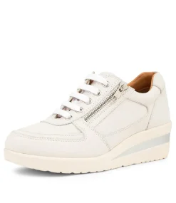 Women SUPERSOFT Comfort|Sneakers-RUCCOIS OFF WHITE LEATHER