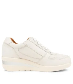 Women SUPERSOFT Comfort|Sneakers-RUCCOIS OFF WHITE LEATHER