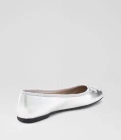 Women I LOVE BILLY Flats-Ruchelle Silver Flat Shoes