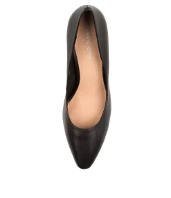 Women DIANA FERRARI Heels-SABENA BLK-NAT HEEL LTHER