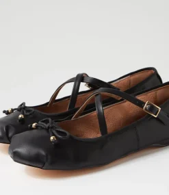 Women I LOVE BILLY Flats-Sabine Black Flat Shoes