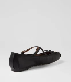 Women I LOVE BILLY Flats-Sabine Black Flat Shoes