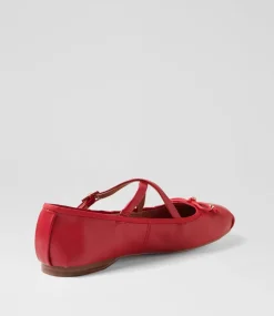 Women I LOVE BILLY Flats-Sabine Red Flat Shoes