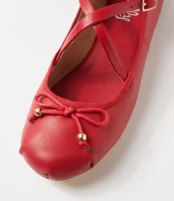 Women I LOVE BILLY Flats-Sabine Red Flat Shoes