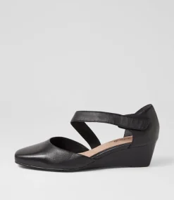 Women SUPERSOFT Comfort|Heels-SAGIE SU BLACK BLACK HEEL LEATHER