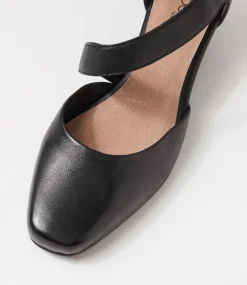 Women SUPERSOFT Comfort|Heels-SAGIE SU BLACK BLACK HEEL LEATHER