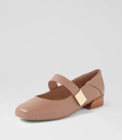 Women SUPERSOFT Comfort|Flats-Saigon Nut Leather Flat Shoes