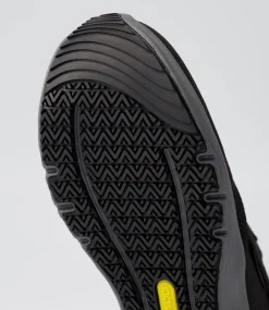 COLORADO Sneakers|Casuals-Saka Black Grey Mesh Sneakers