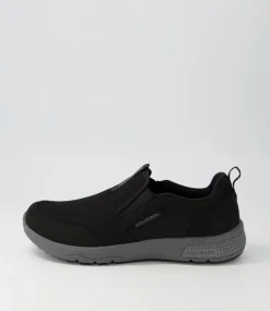 COLORADO Sneakers|Casuals-Saka Black Grey Mesh Sneakers