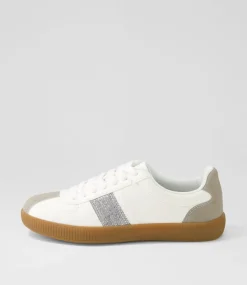 Women I LOVE BILLY Sneakers-Saltine Grey White Silver Multi Sneakers