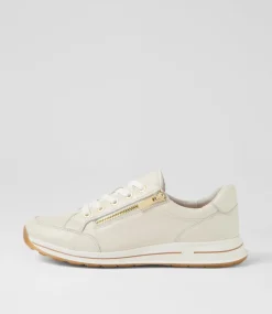 Women SUPERSOFT Comfort|Sneakers-Samm Cream Leather Sneakers