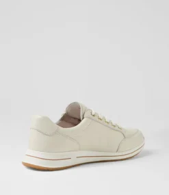 Women SUPERSOFT Comfort|Sneakers-Samm Cream Leather Sneakers