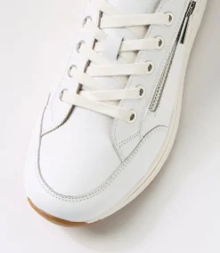 Women SUPERSOFT Comfort|Sneakers-Samm White Leather Sneakers