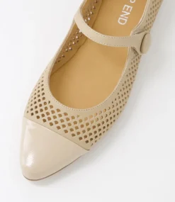 Women TOP END Flats-Sandor Cafe Patent Leather Ballet Flats
