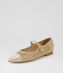 Women TOP END Flats-Sandor Cafe Patent Leather Ballet Flats