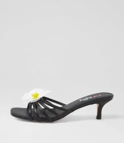 Women I LOVE BILLY Heels|Sandals-Sanikah Black Sandals