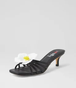 Women I LOVE BILLY Heels|Sandals-Sanikah Black Sandals