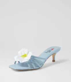 Women I LOVE BILLY Heels|Sandals-Sanikah Mid Blue Sandals