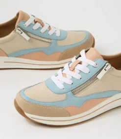 Women SUPERSOFT Comfort|Sneakers-Sashing Light Grey Almond Multi Sneakers