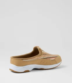 Women I LOVE BILLY Sneakers-Savoca Sand Earthy Zigzag Fabric Sneakers