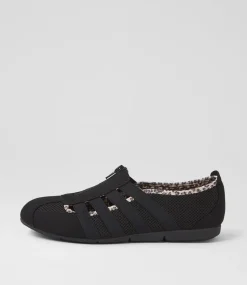 Women SUPERSOFT Comfort|Sneakers-Scottie Black Leopard Lining Fabric Sneakers