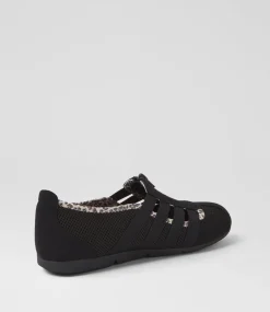 Women SUPERSOFT Comfort|Sneakers-Scottie Black Leopard Lining Fabric Sneakers