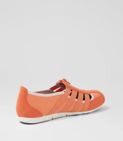 Women SUPERSOFT Comfort|Sneakers-Scottie Light Coral Cream Lining Fabric Sneakers
